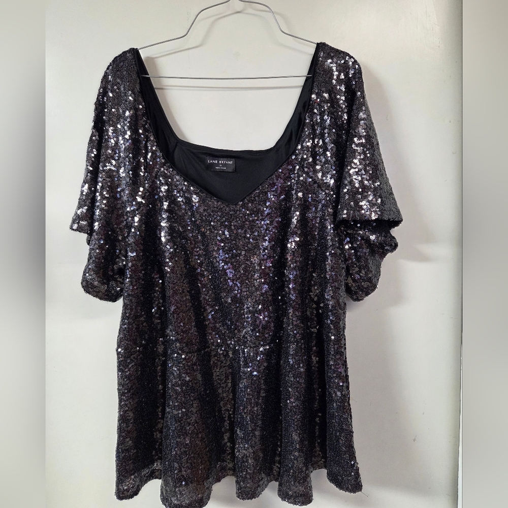 Lane Bryant Elegant Black Top